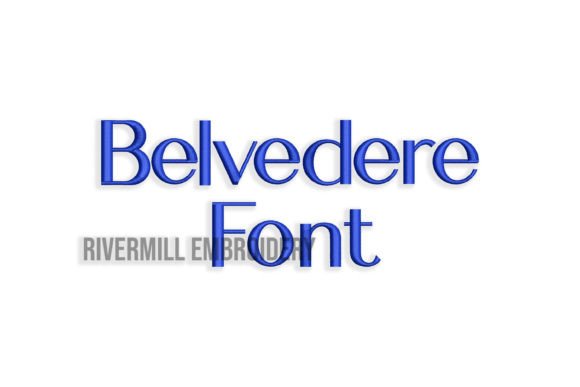 Belvedere Font: A Stylish Choice for Creative Expression