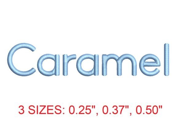 Introducing the Caramel Embroidery Font: Elevating Your Embroidery Projects