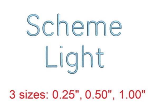 Introducing the Scheme LT Embroidery Font: Your Key to Unlocking Creativity