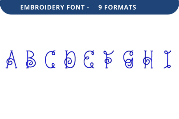 Vine Nouveau Font a to I